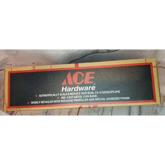 Vintage ERTL Collectibles Racing Champions Ace Hardware 1929 BUHL CA-8 Plane - Picture 8 of 10